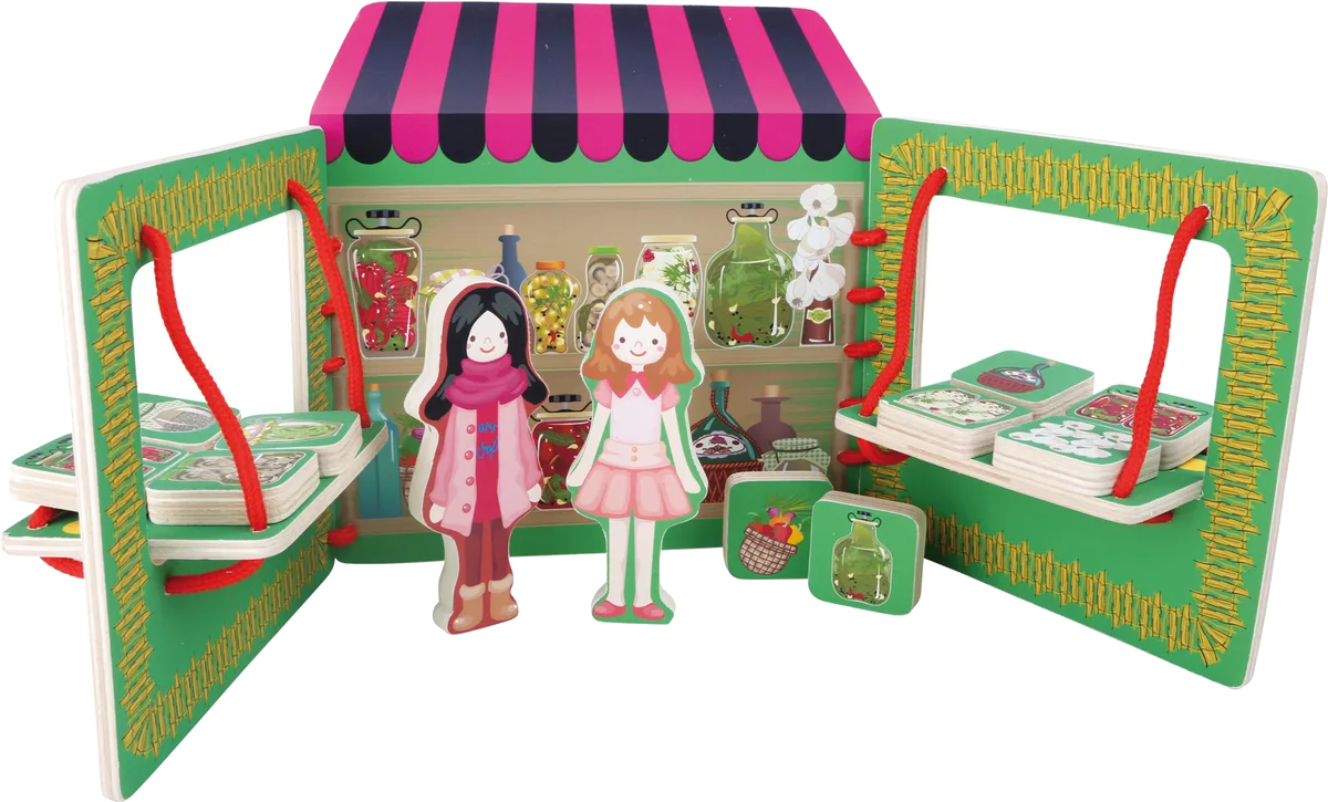 small foot Theme Play, Small Vegetables Stall - image 1