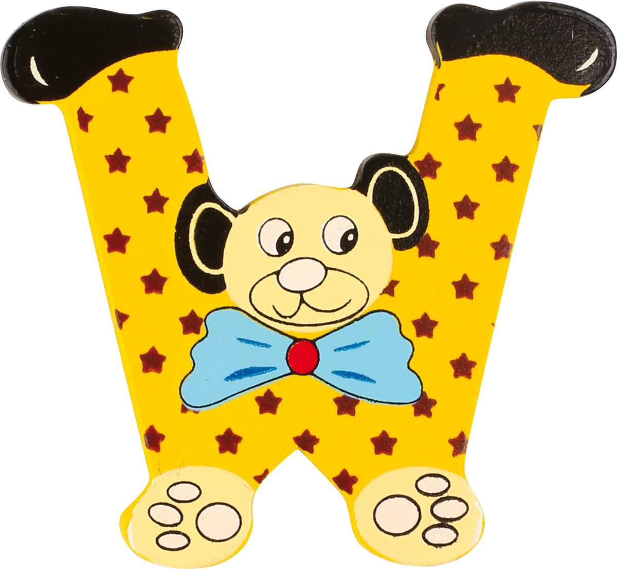 small foot Wooden-Letter W, Bear - image 1