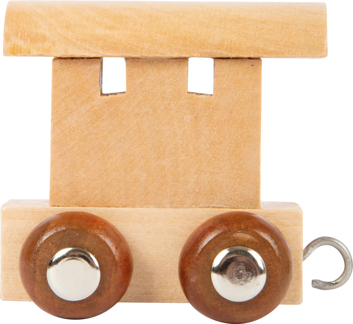 small foot Name train Train carriage, Natural wood - image 1