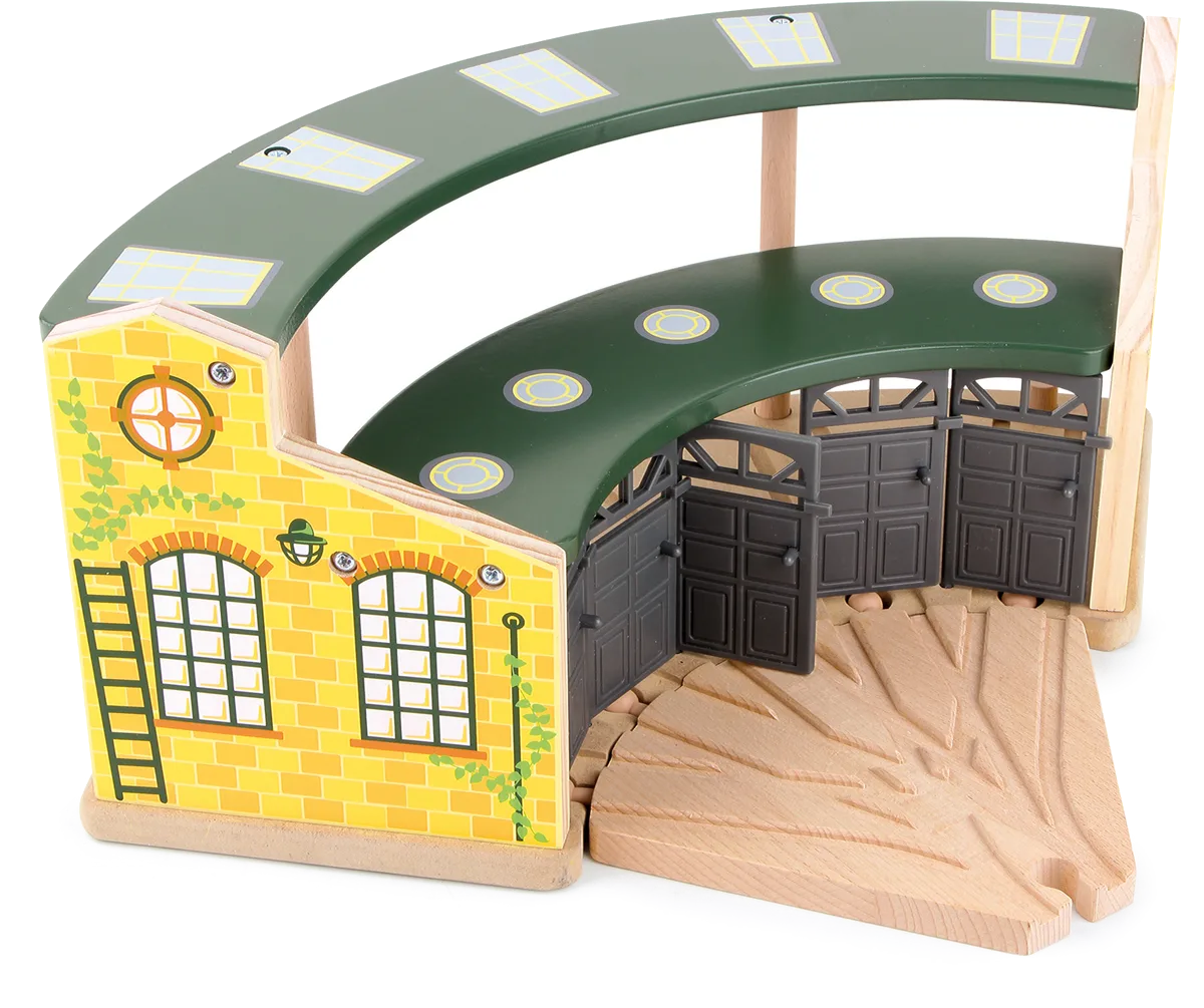 small foot Locomotive Shed, Curved - image 1
