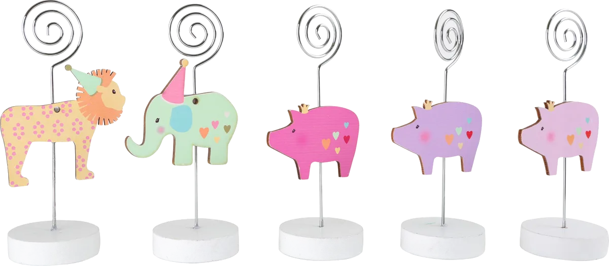Legler Memo Holder, Birthday Animals (9 pcs) - image 1