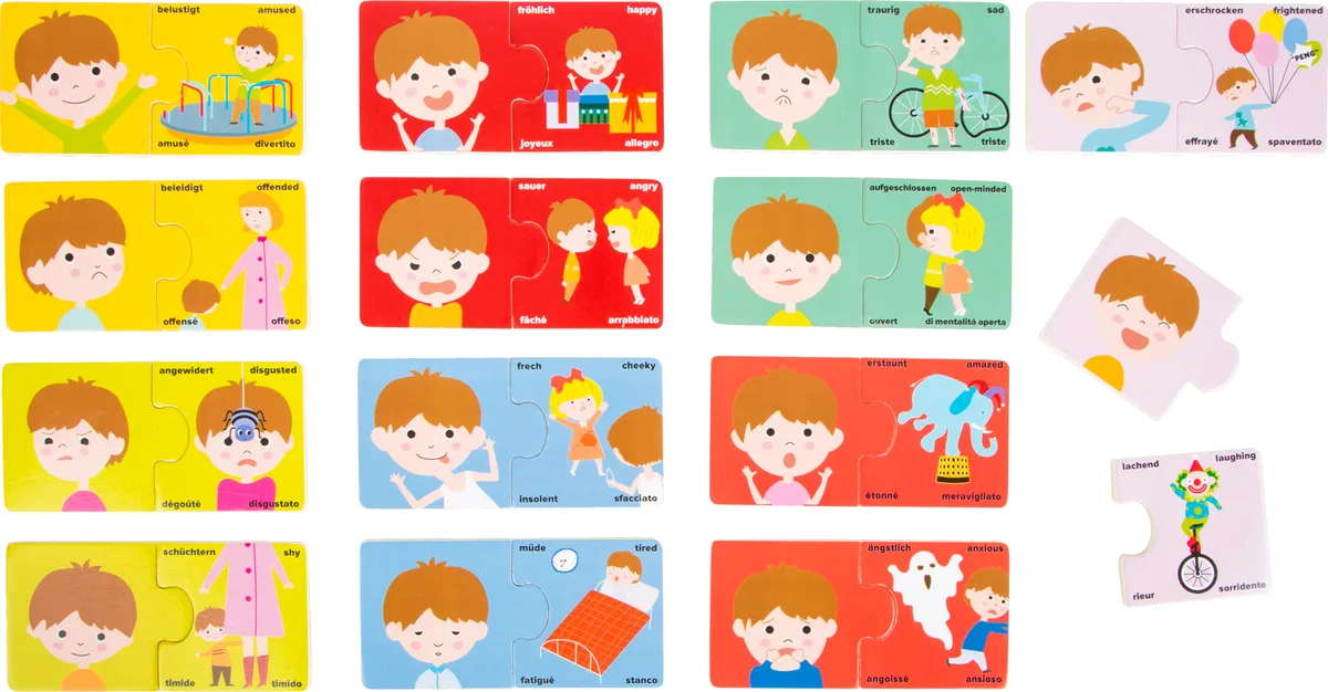 small foot Puzzle, Learn About Emotions - image 1
