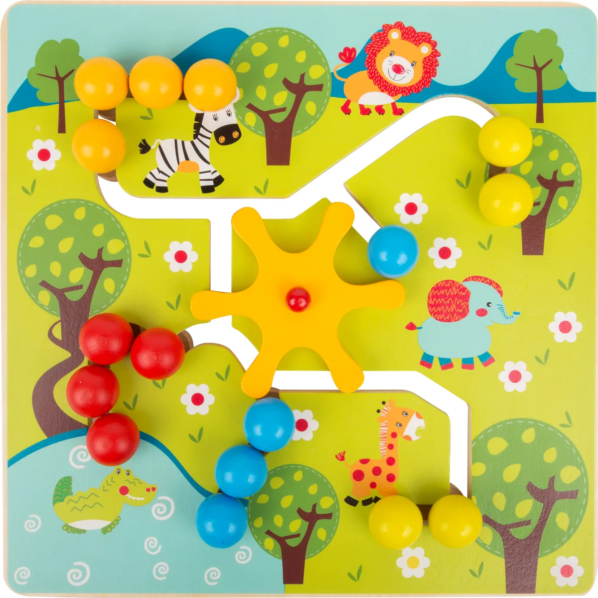 small foot Push Puzzle, Savanna - image 1