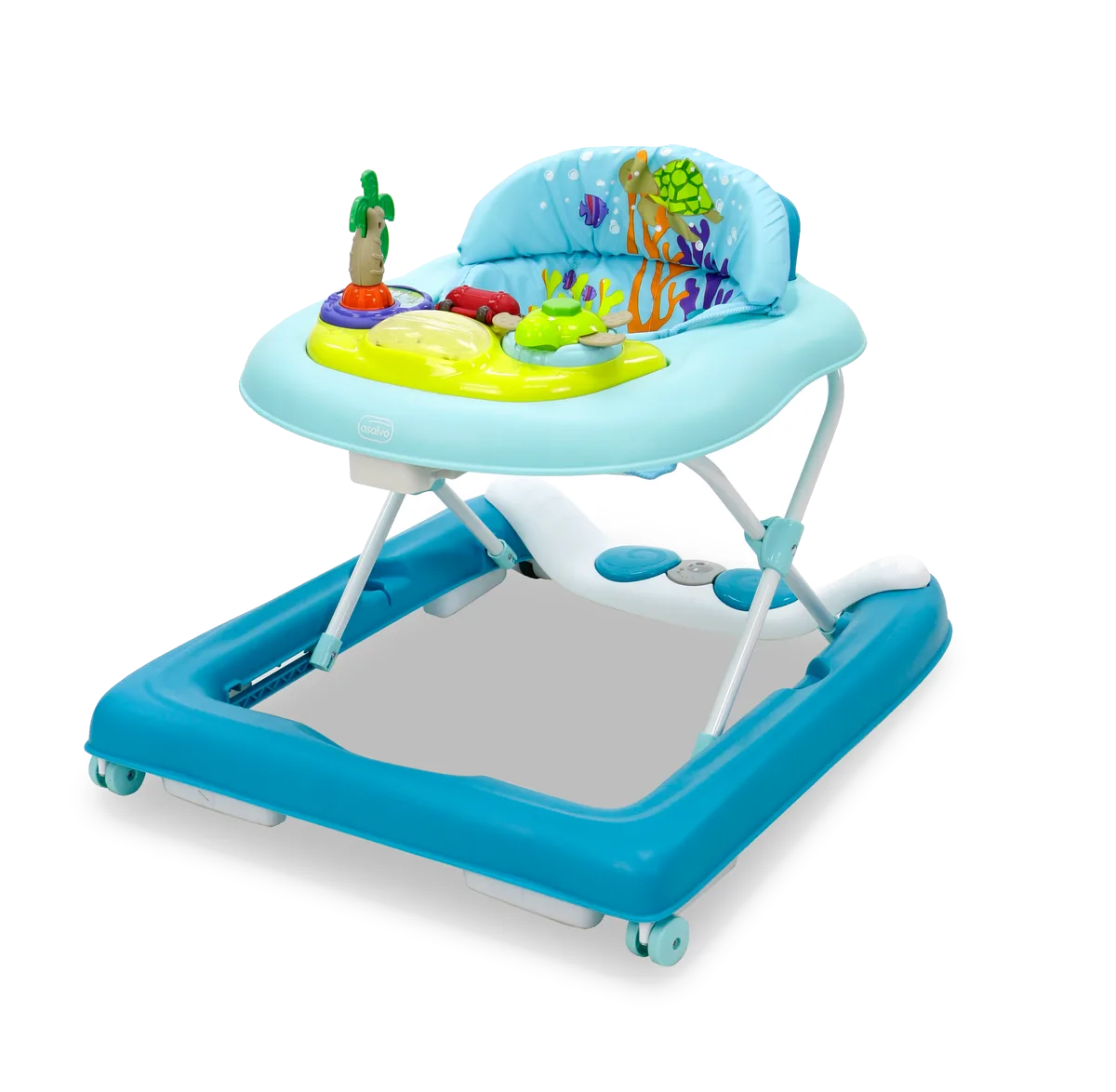 Asalvo Walking Chair and Baby Walker in One, Ocean - image 1