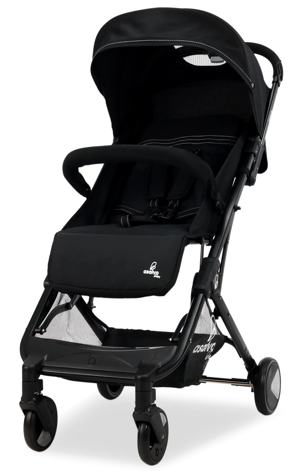 Asalvo Stroller Flight Travel+, Black - image 1