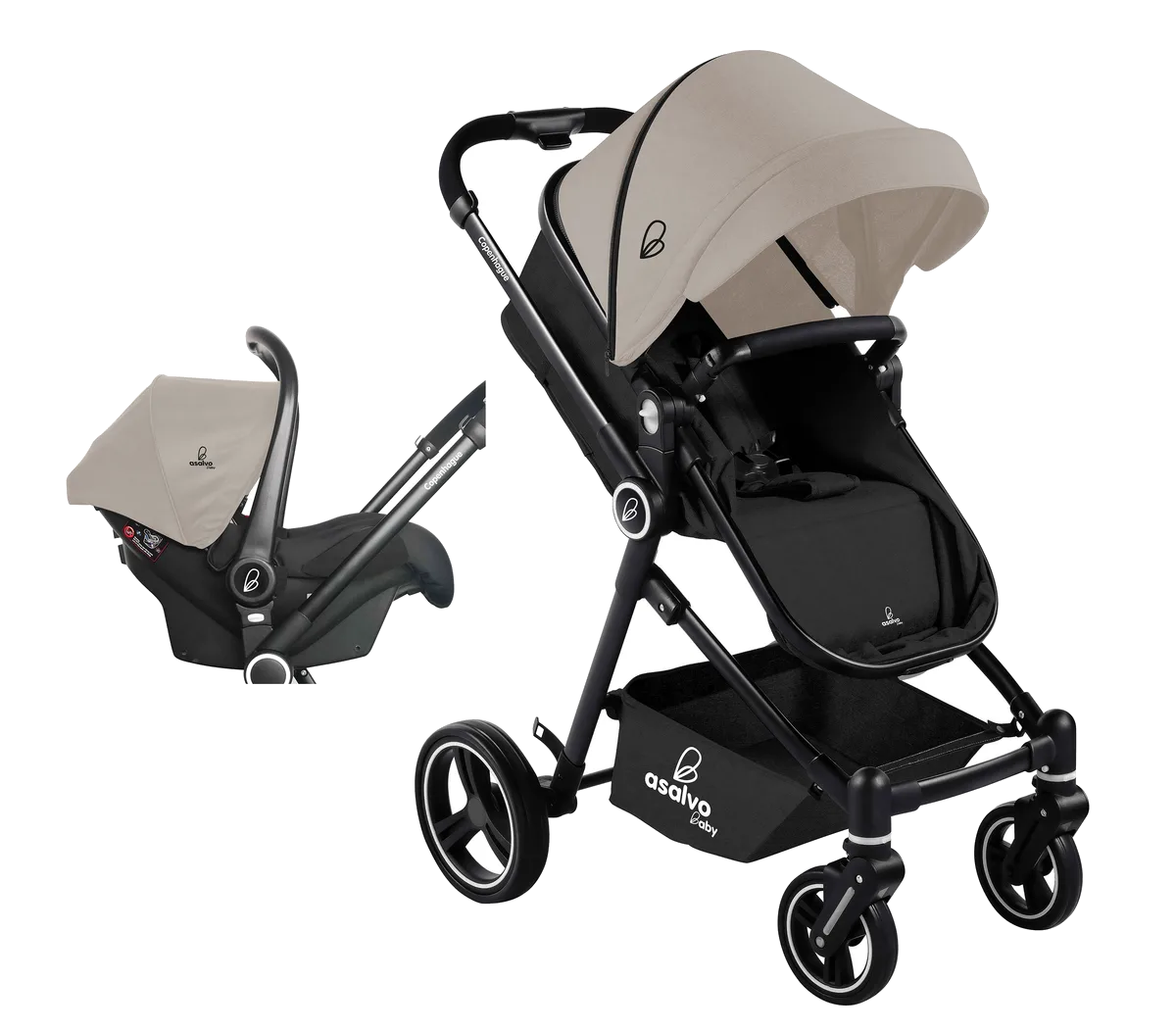 Asalvo Convertible Copenhagen, Beige - image 1