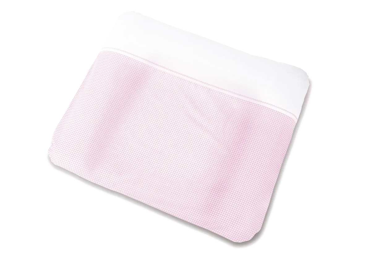 Pinolino Changing Pillow Cover Large, Vichy-Karo/Pink - image 1