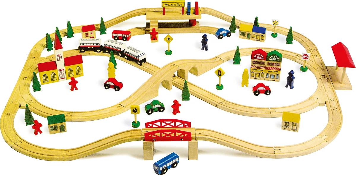 small foot Railway Set with Bridges - image 1