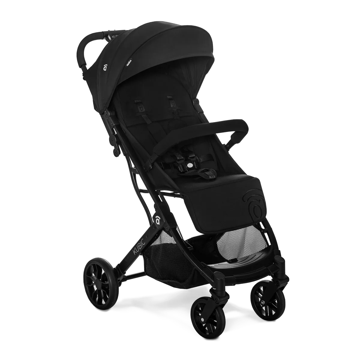 Asalvo Stroller Kubic 2 Flight Travel, Black - image 1