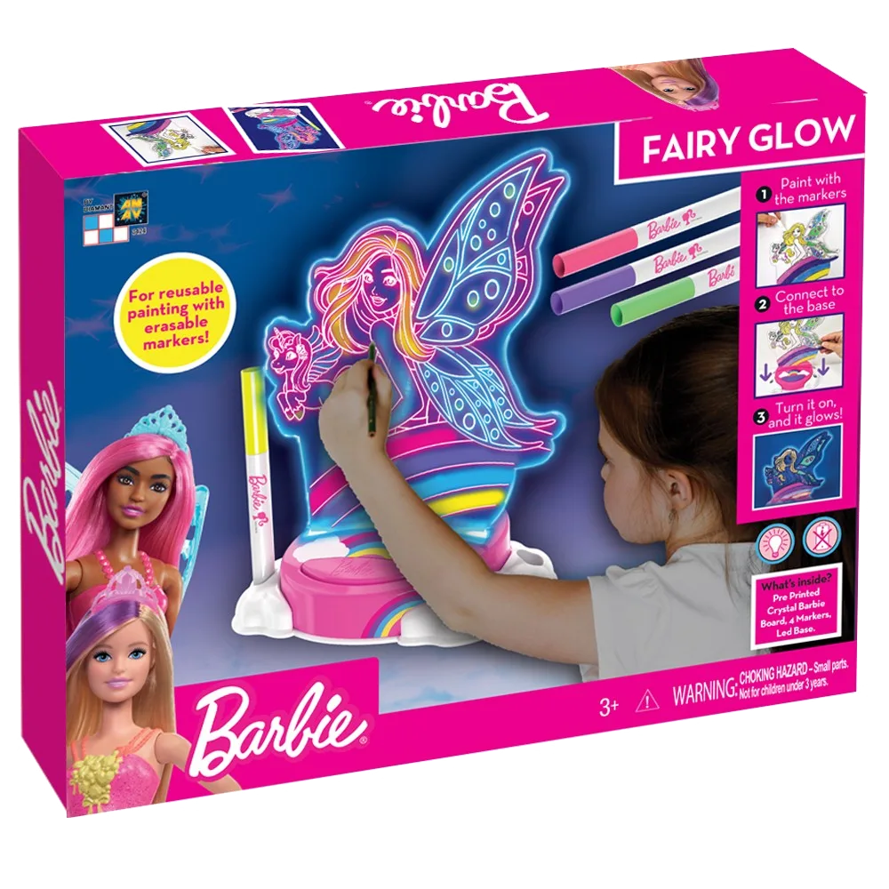 Barbie Night Lamp/Decoration - Fairy Paint N Lite - image 1