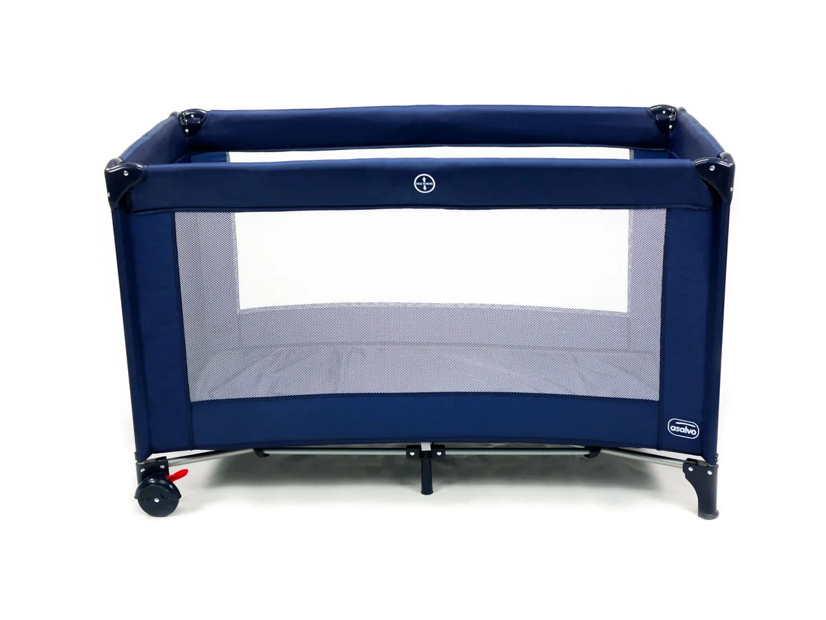 Asalvo Travel Cot Good, Navy - image 1