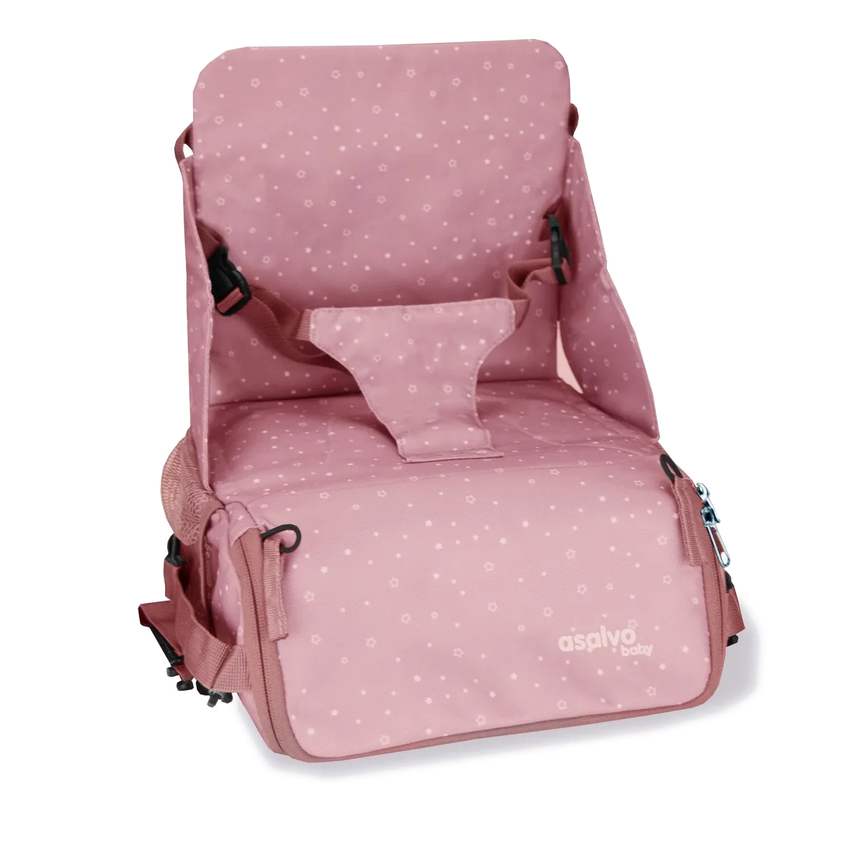 Asalvo Bag-Go Anywhere Booster Humus, Pink - image 1
