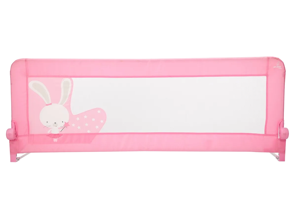 Asalvo Bed rail 2 IN 1 Rabbit, Pink - image 1