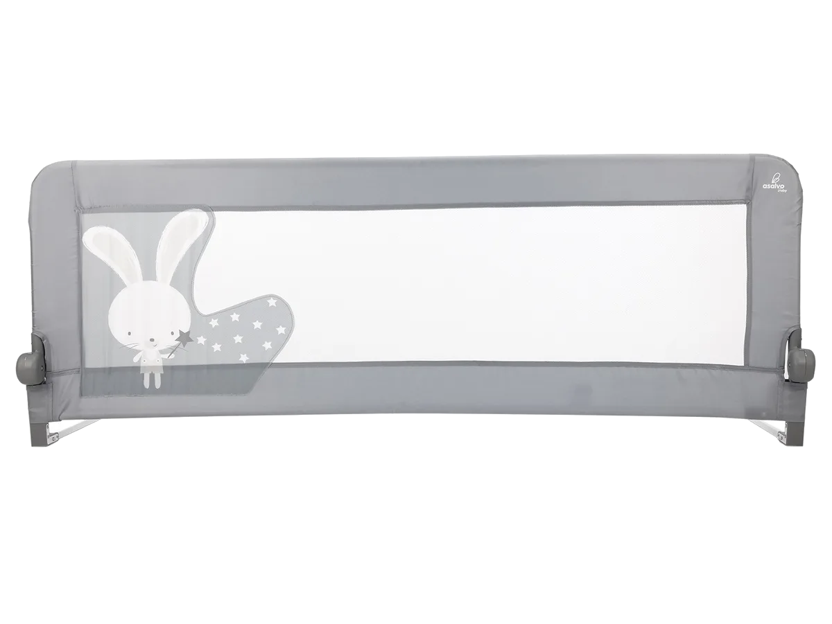 Asalvo Bed rail 2 in 1 Rabbit, Grey - image 1